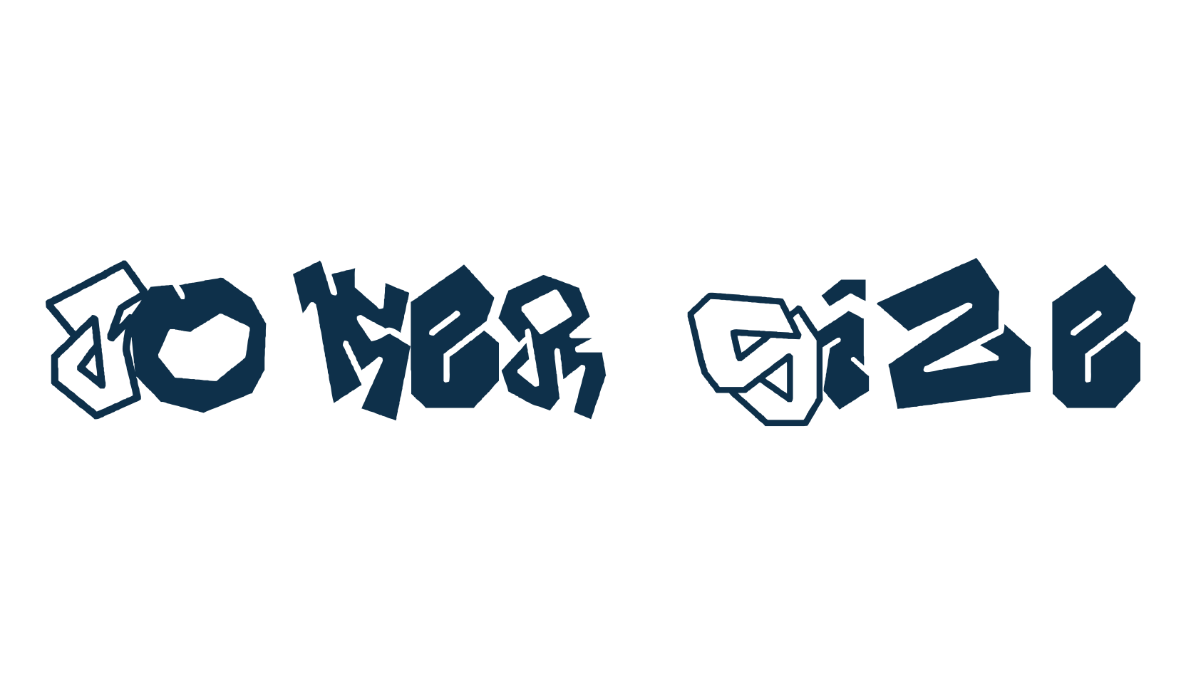 Joker Size, graffiti font preview