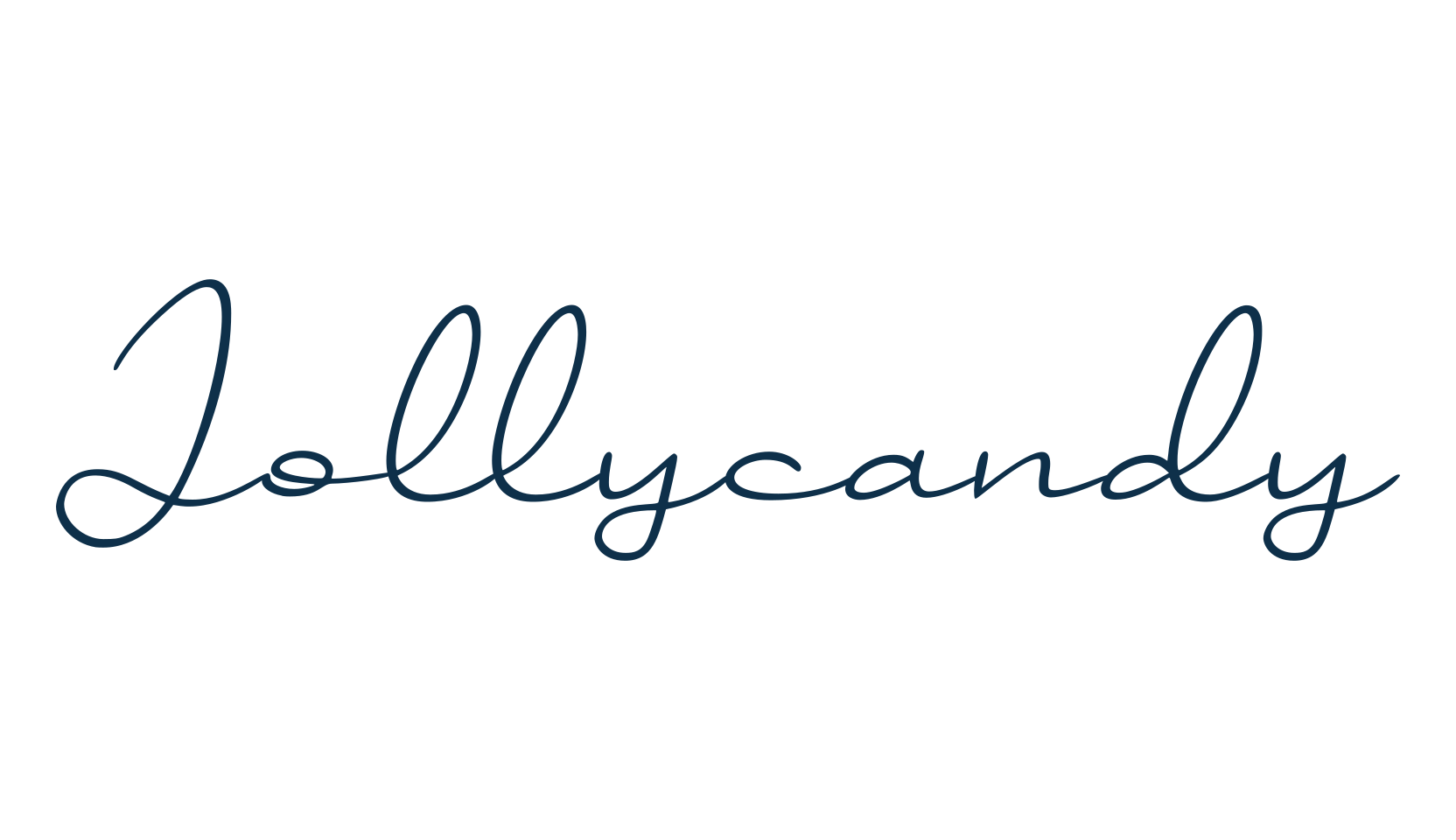 Jollycandy, script handwritten fancy decorative calligraphy font preview