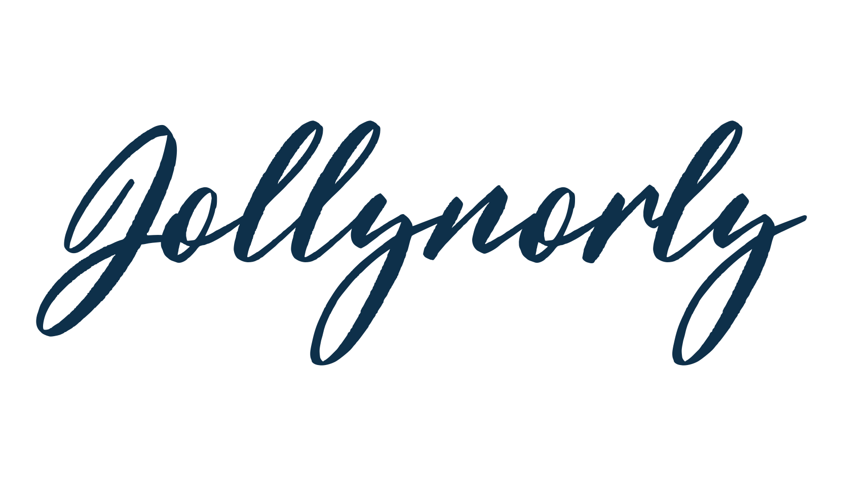 Jollynorly, script handwritten fancy decorative calligraphy font preview
