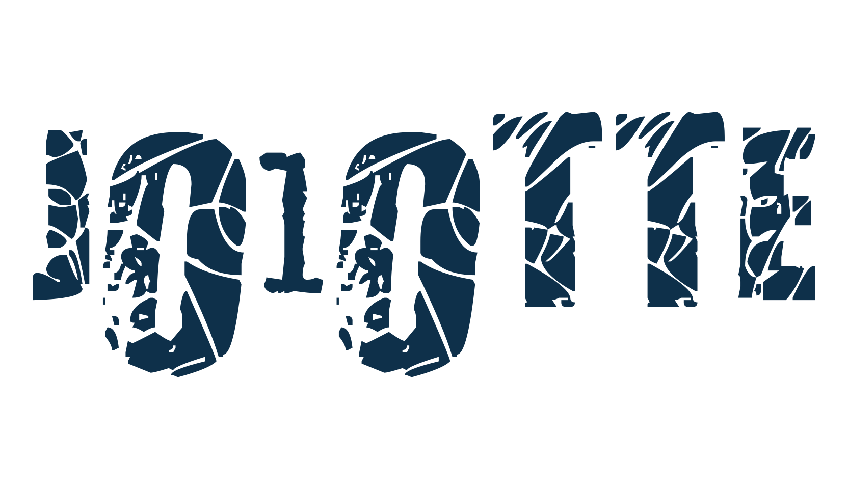 Jolotte, decorative font preview