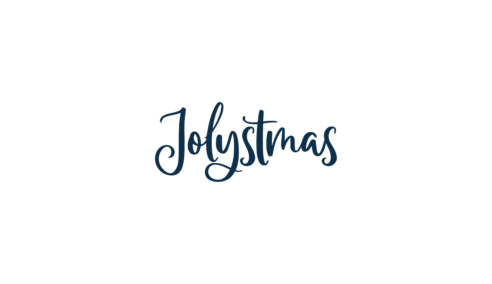 Jolystmas, fancy decorative font preview
