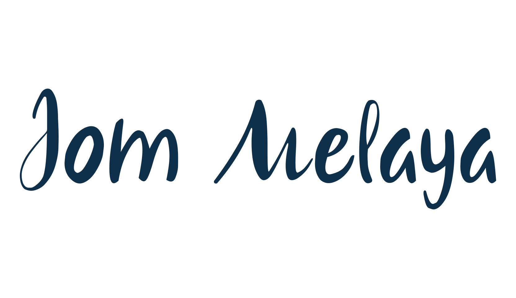 Jom Melaya, fancy decorative font preview