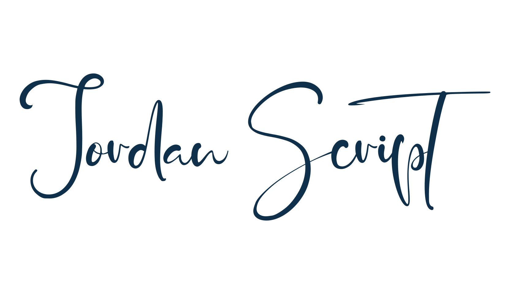 Jordan Script, script handwritten fancy decorative calligraphy font preview
