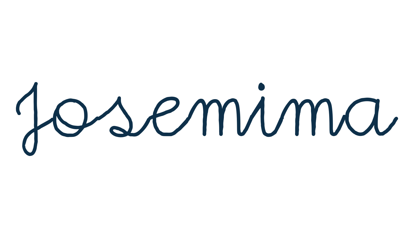 Josemima, school font preview