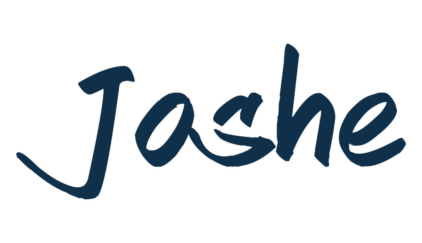 Joshe, script handwritten fancy decorative calligraphy font preview
