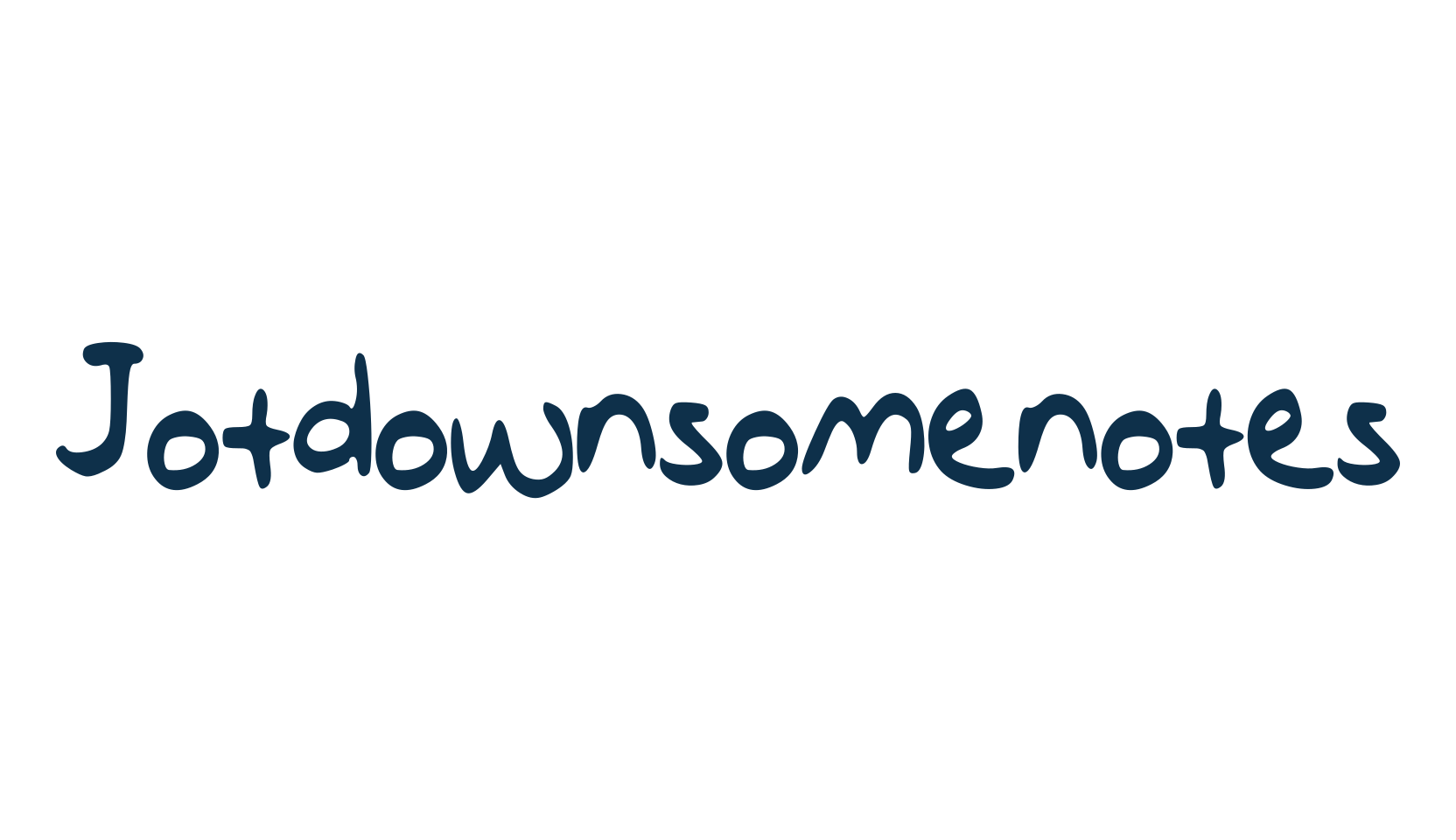 Jotdownsomenotes, script handwritten fancy decorative calligraphy font preview