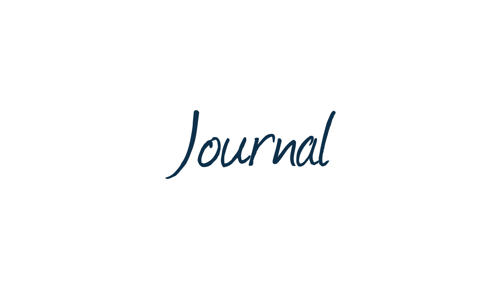 Journal, handwriting font preview