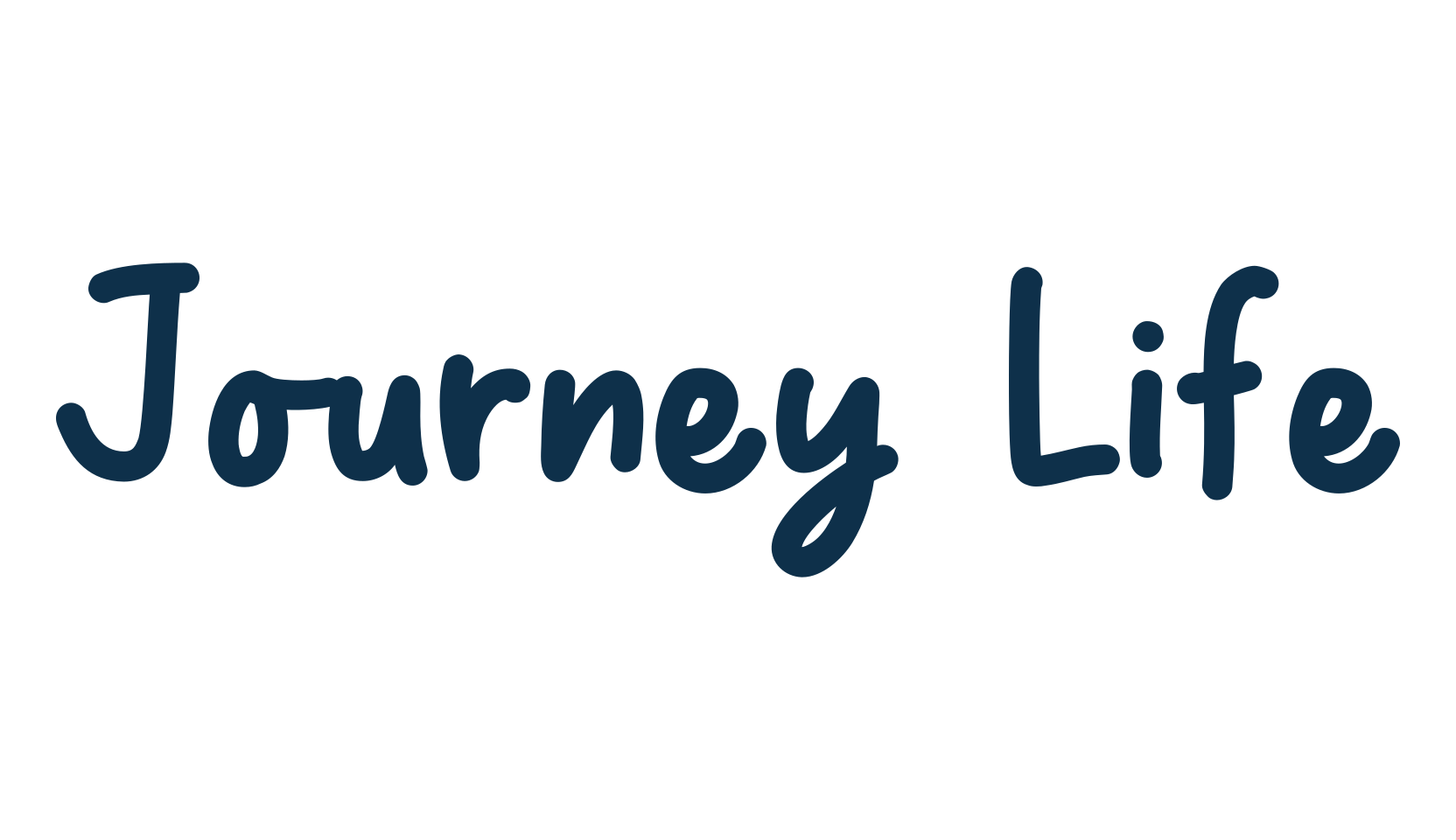Journey Life, handwriting font preview