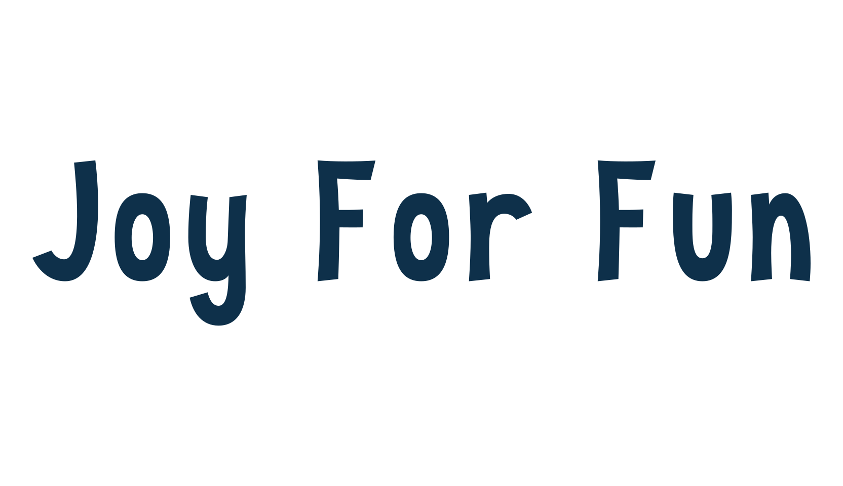 Joy For Fun, fancy cartoon decorative font preview