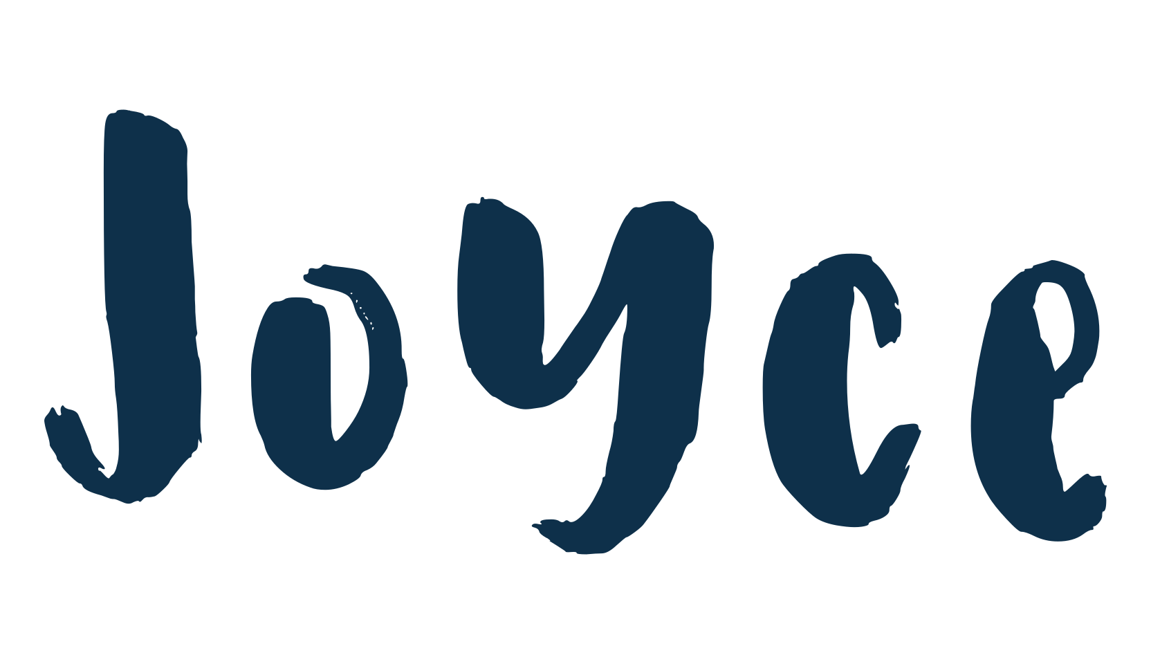 Joyce, fancy cartoon decorative comic font preview