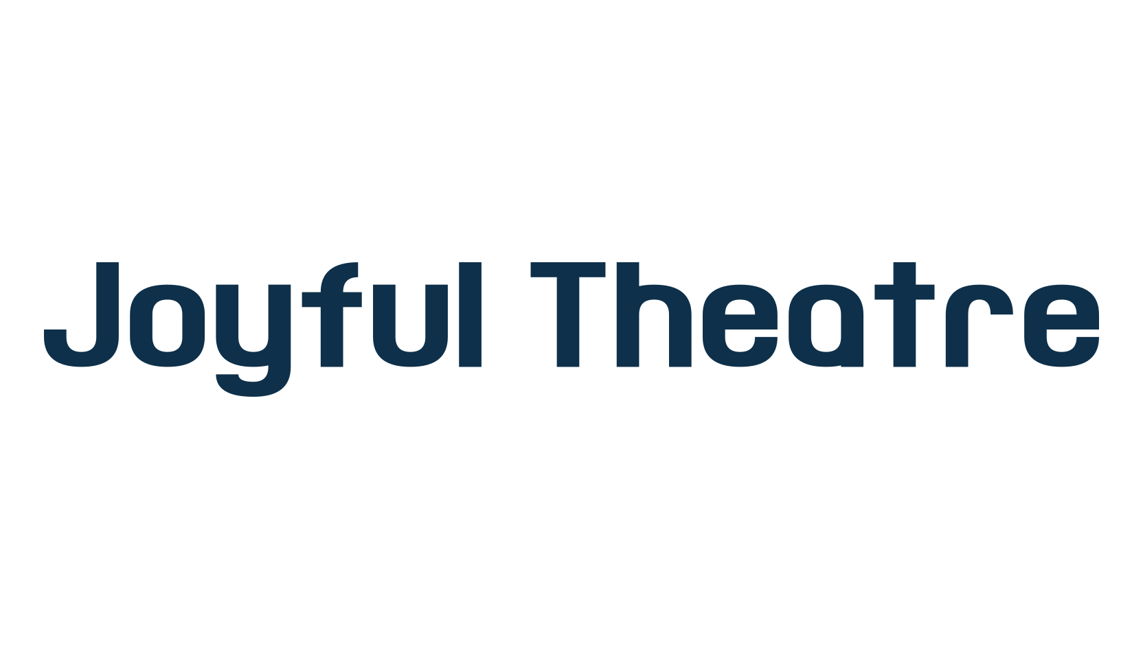 Joyful Theatre, sans serif font preview