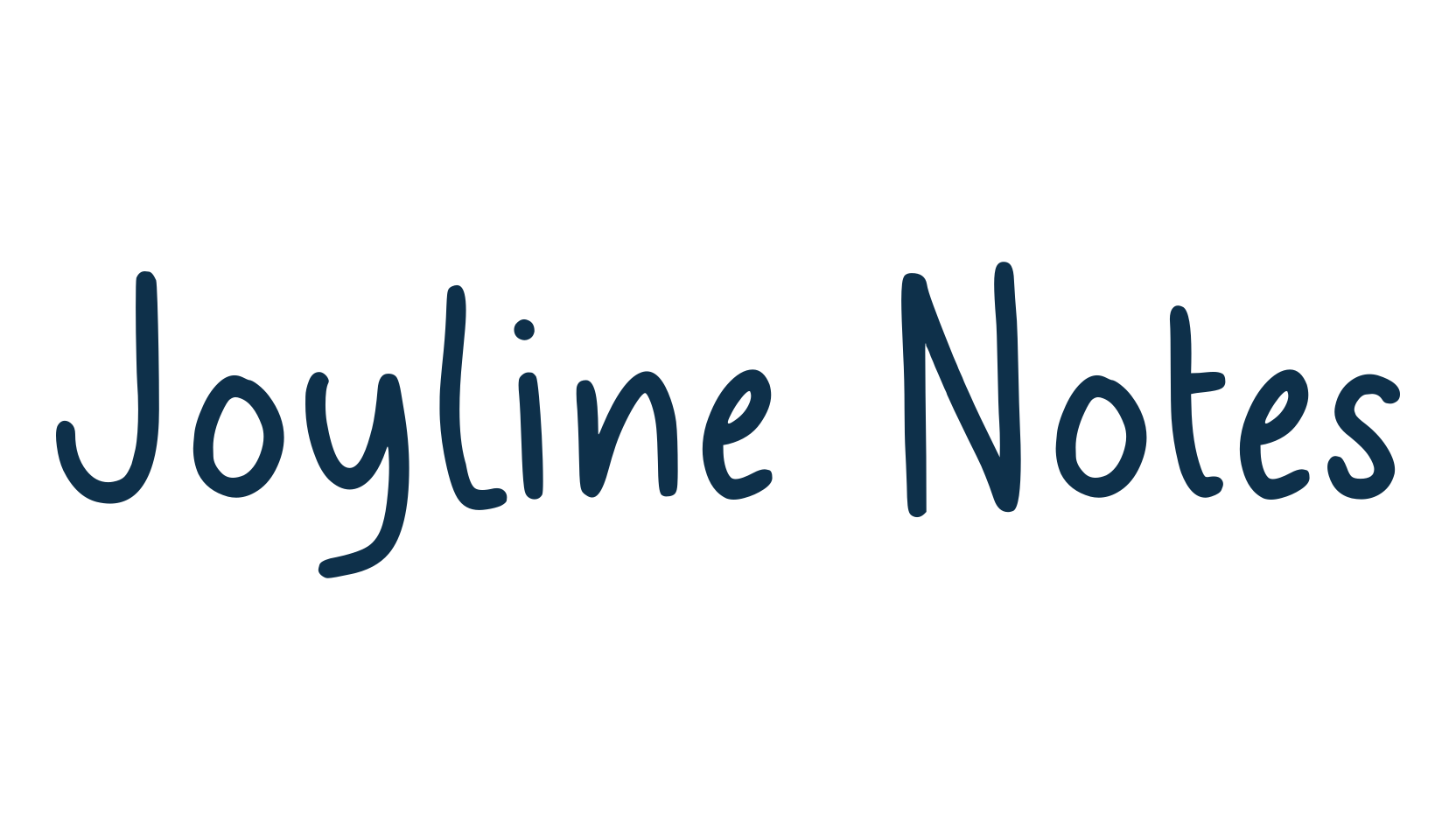Joyline Notes, script handwritten fancy decorative calligraphy font preview