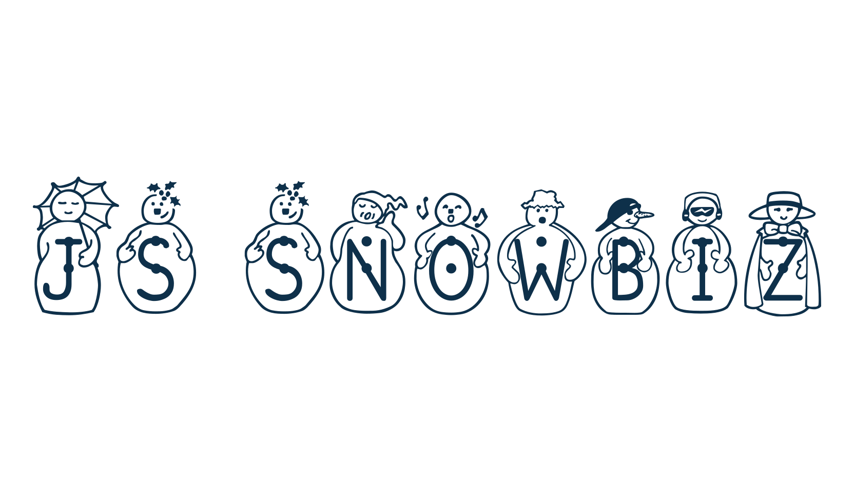 JS Snowbiz, display market font preview