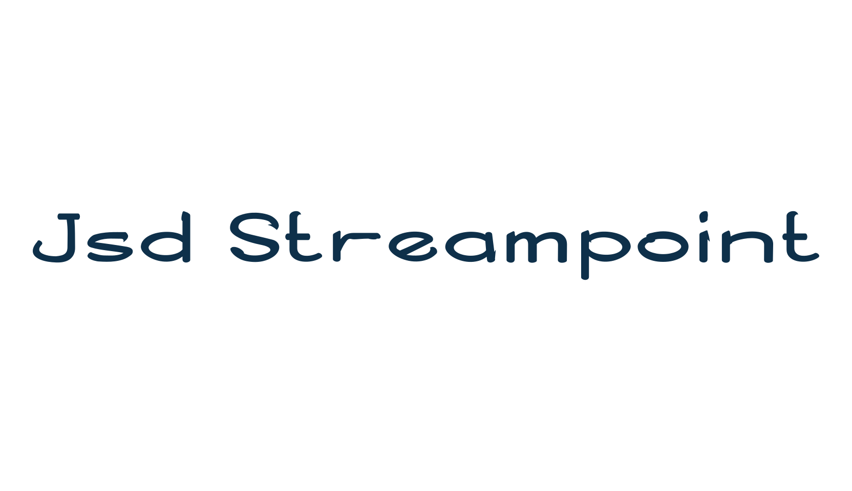 Jsd Streampoint, various font preview