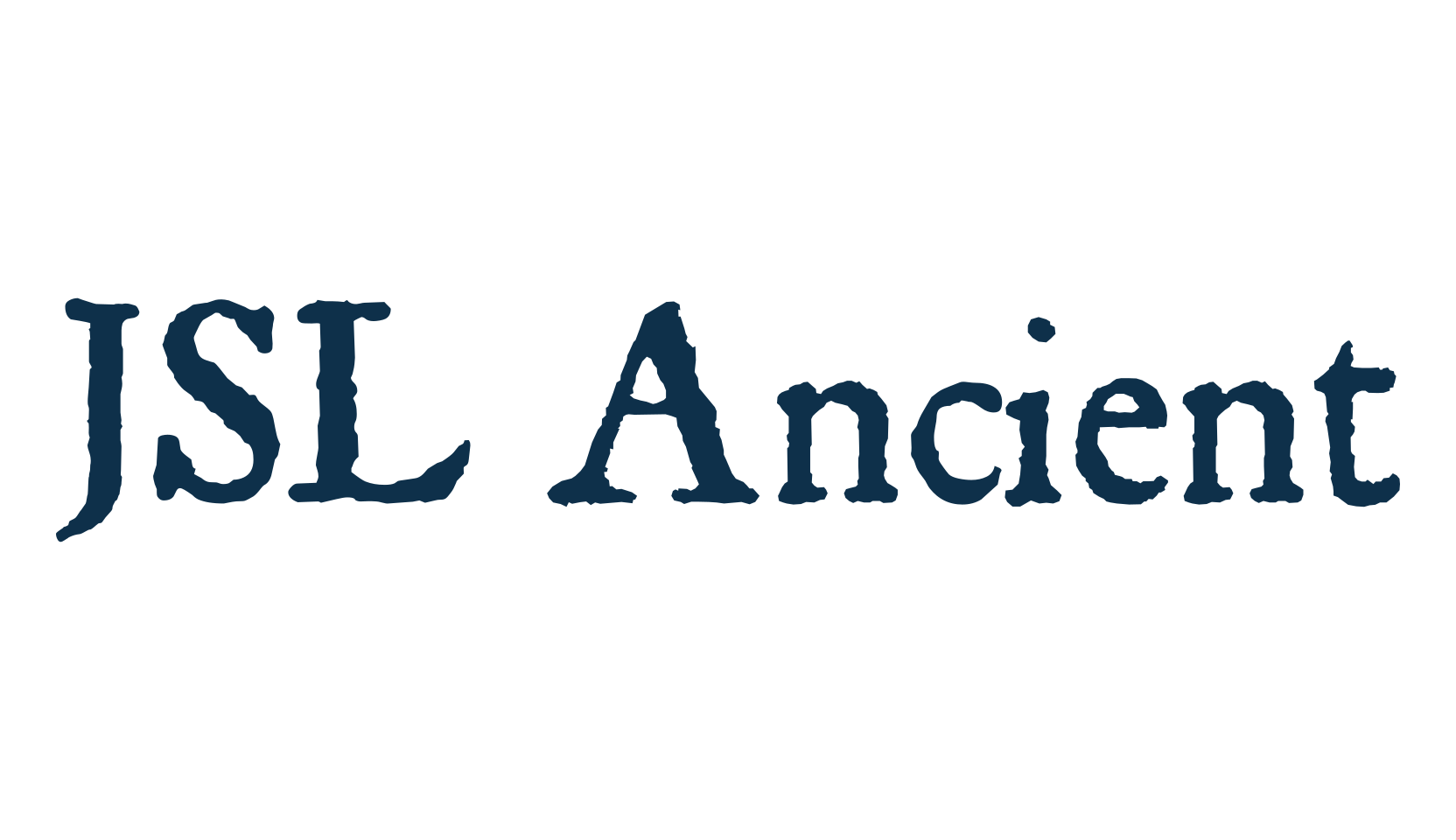 JSL Ancient, foreign look roman, greek font preview