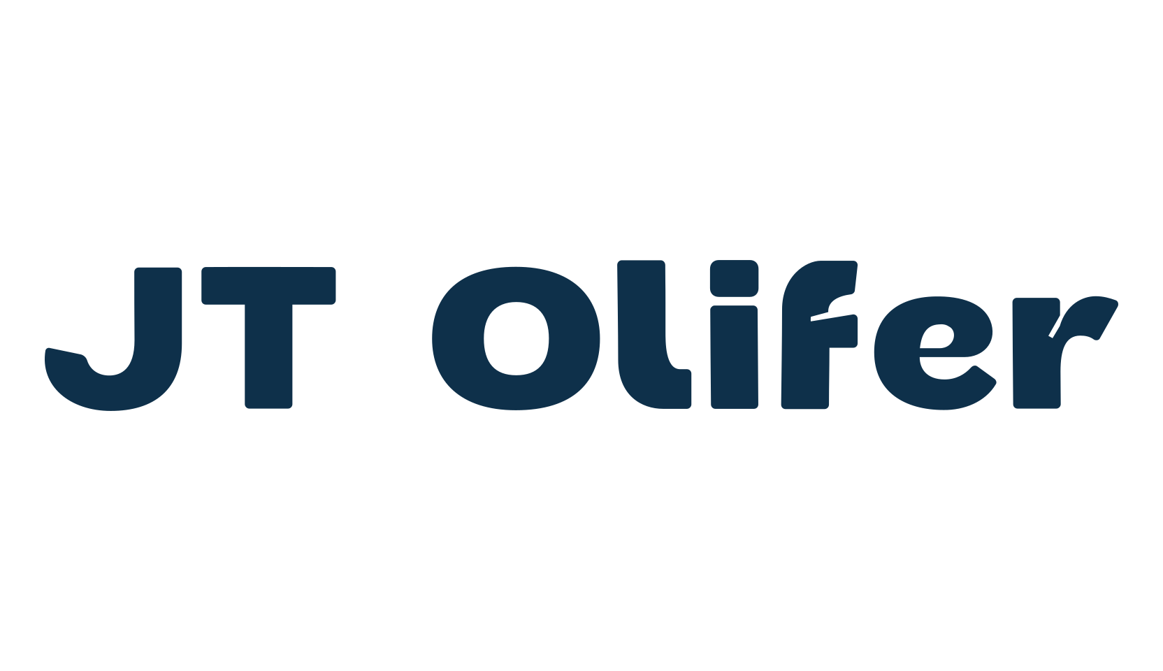 JT Olifer, basic sans serif font preview
