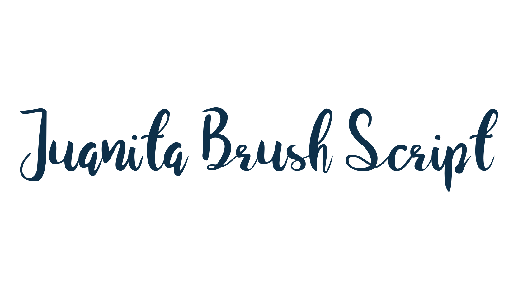 Juanita Brush Script, script brush fancy decorative calligraphy font preview