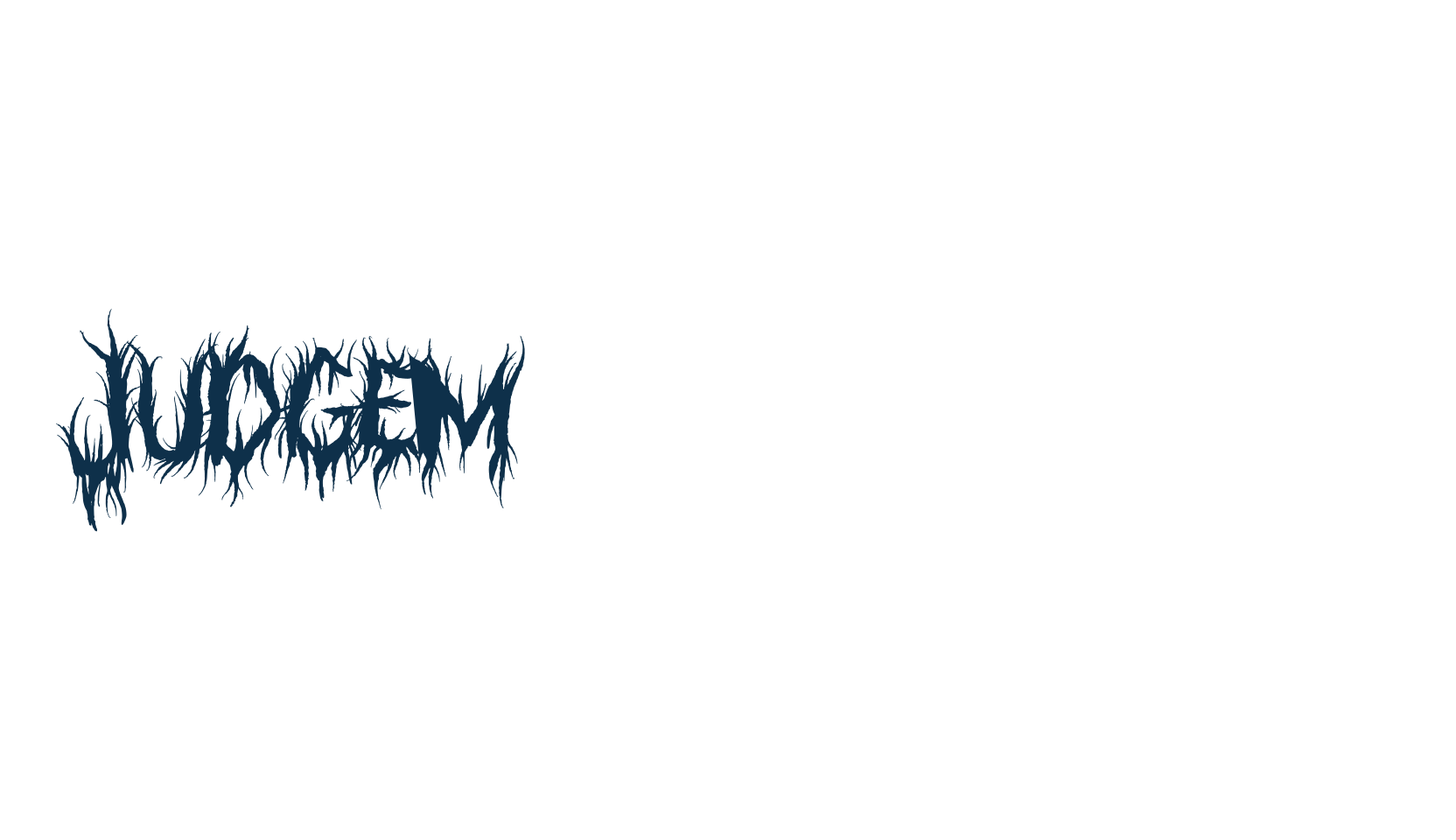 Judgement Territory, halloween font preview