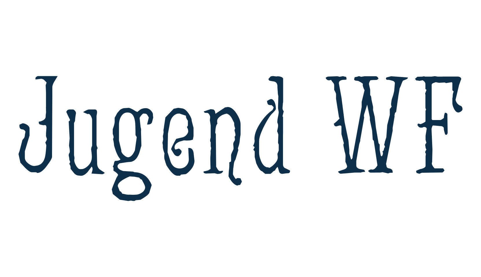 Jugend WF, fancy retro decorative font preview