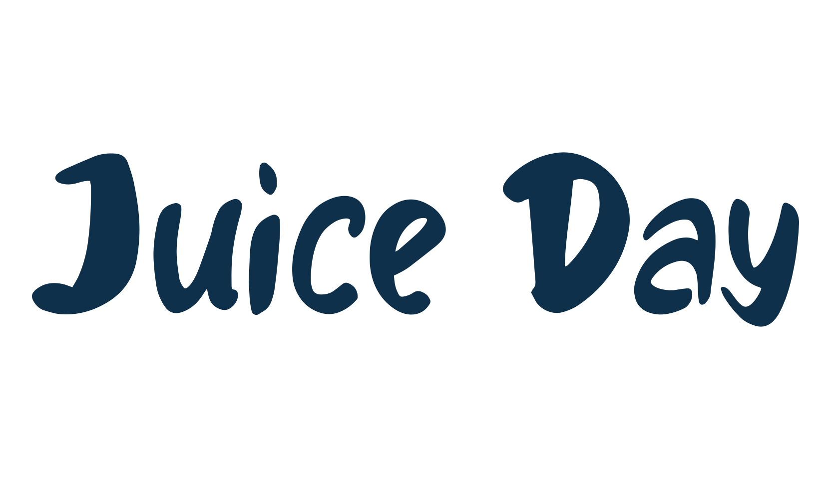 Juice Day, script brush fancy decorative calligraphy font preview