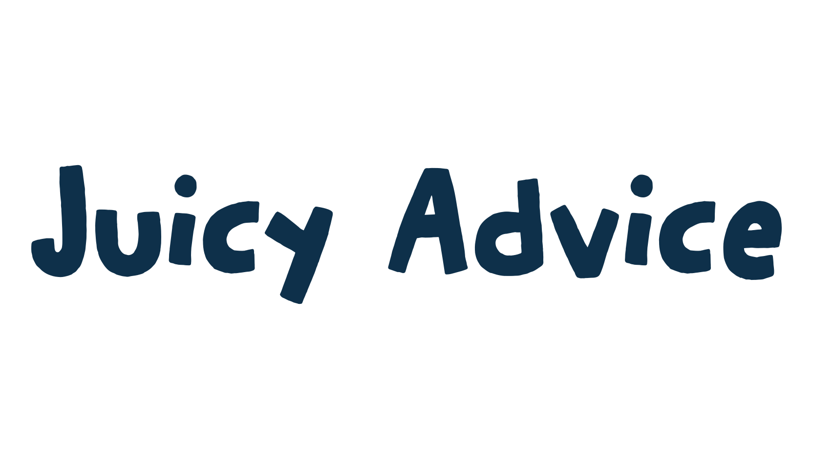 Juicy Advice, fancy cartoon decorative font preview
