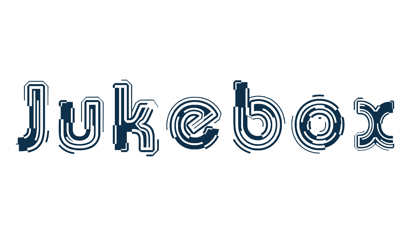 Jukebox, fancy groovy decorative font preview
