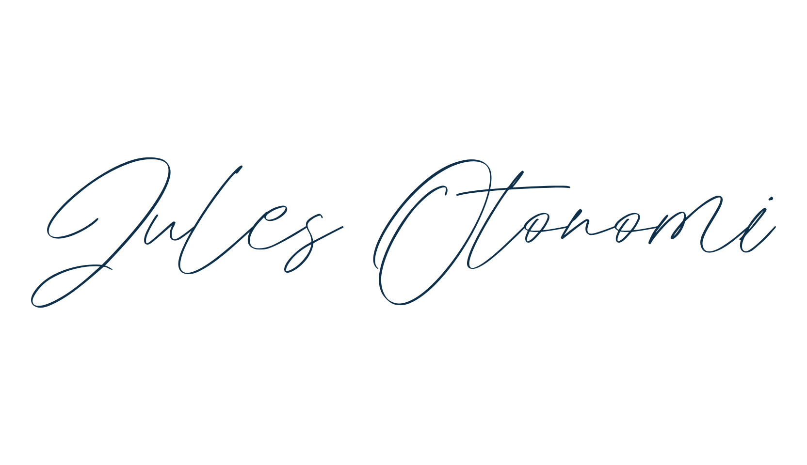 Jules Otonomi, handwriting font preview