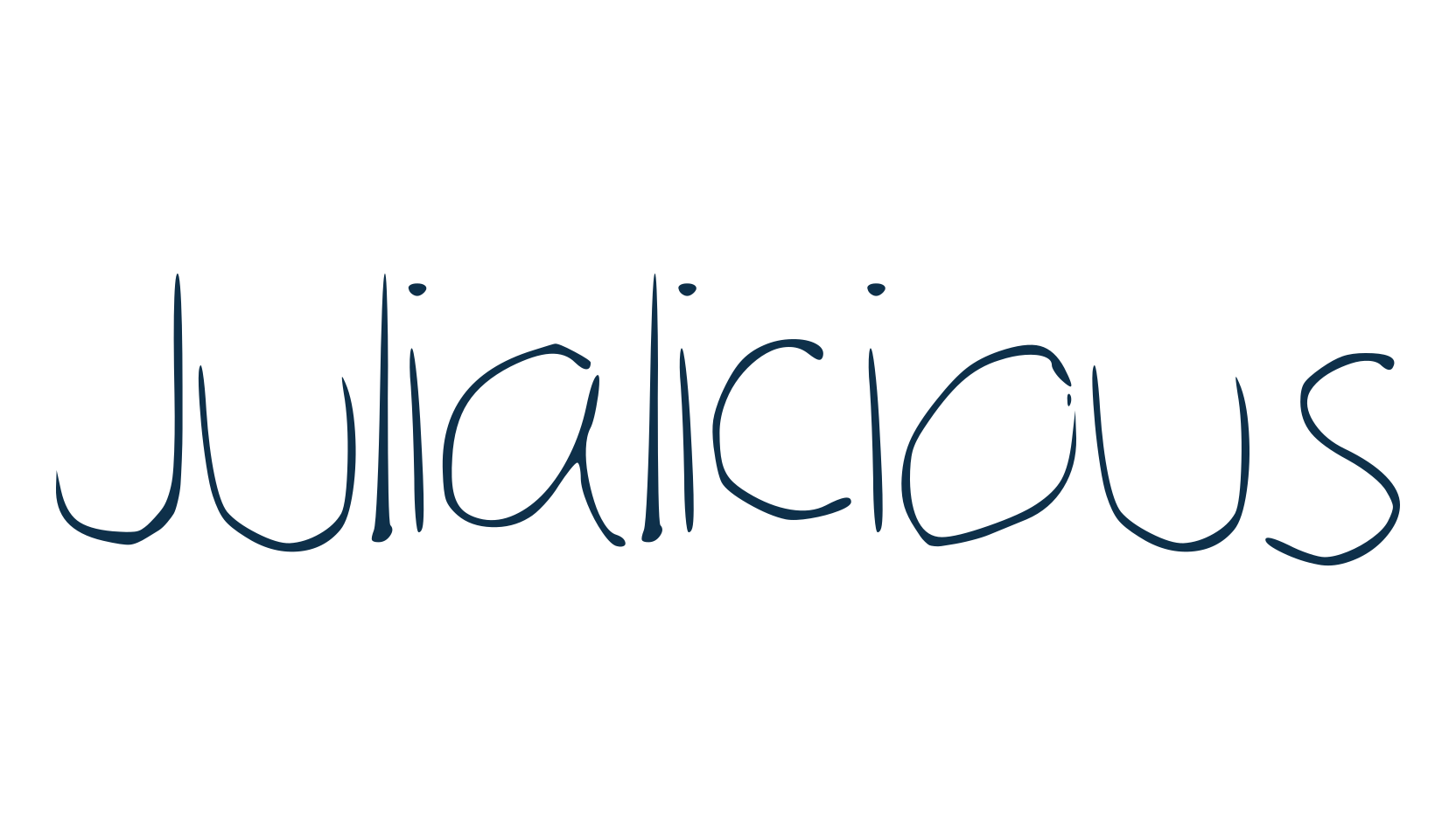 Julialicious, handwriting font preview