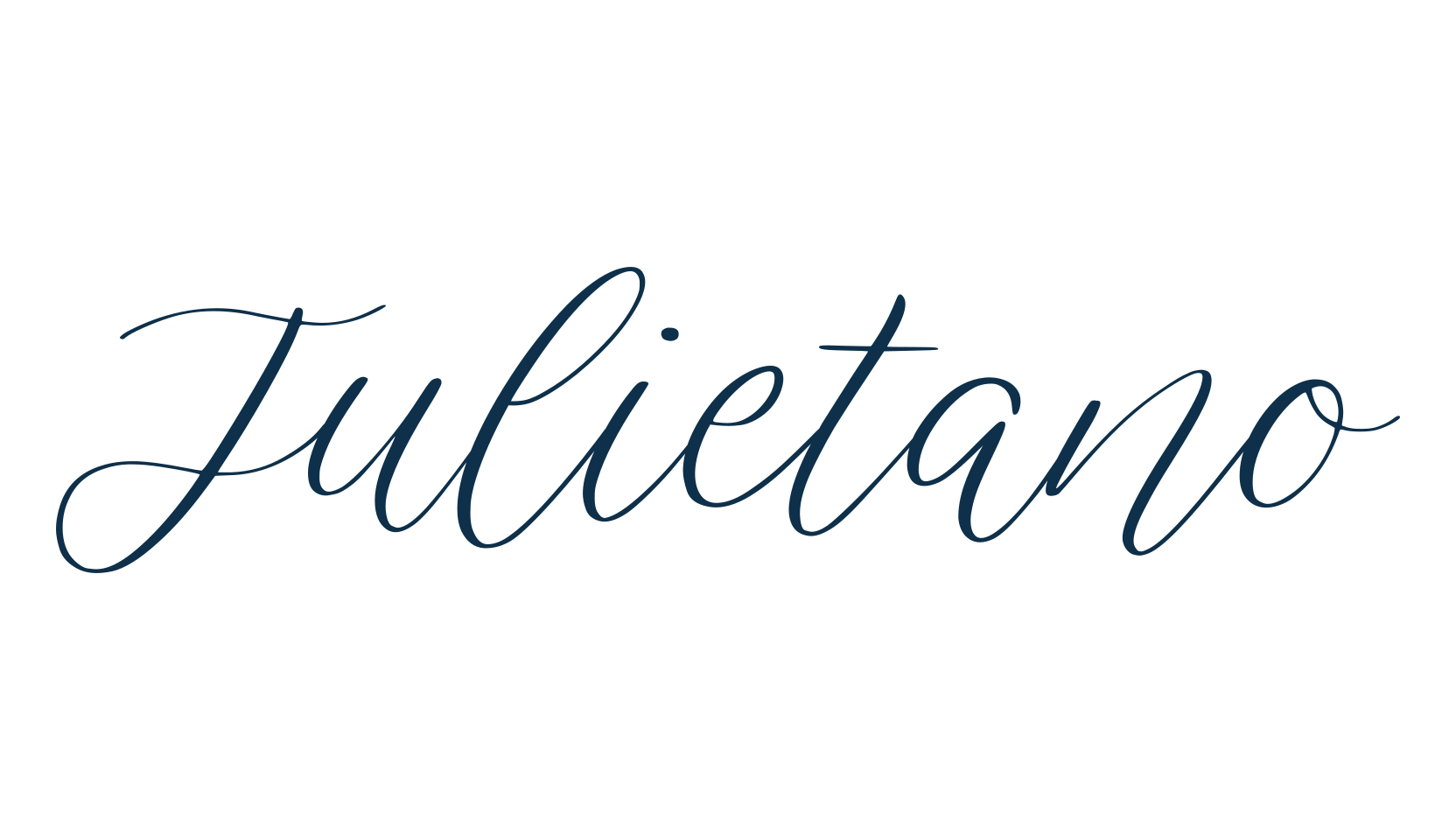 Julietano, script calligraphy fancy decorative font preview
