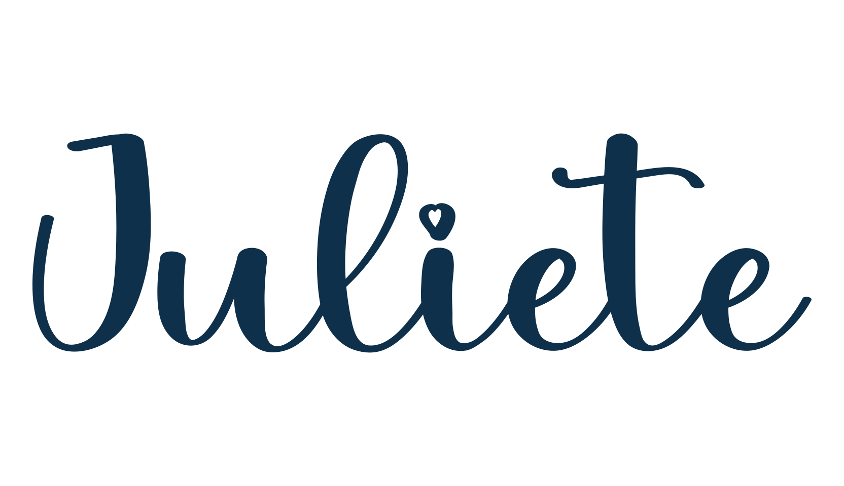 Juliete, fancy decorative font preview
