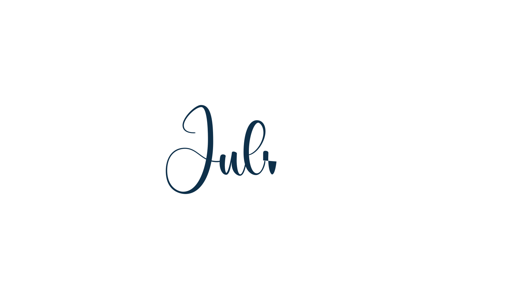 Julietta, script calligraphy fancy decorative font preview