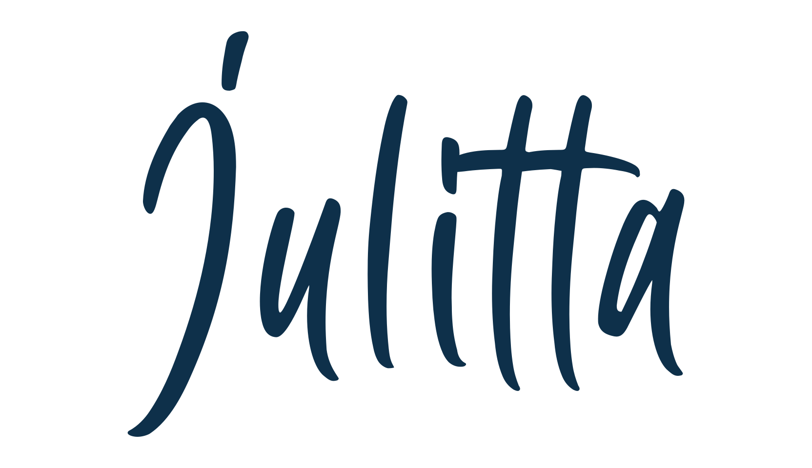 Julitta, handwriting font preview