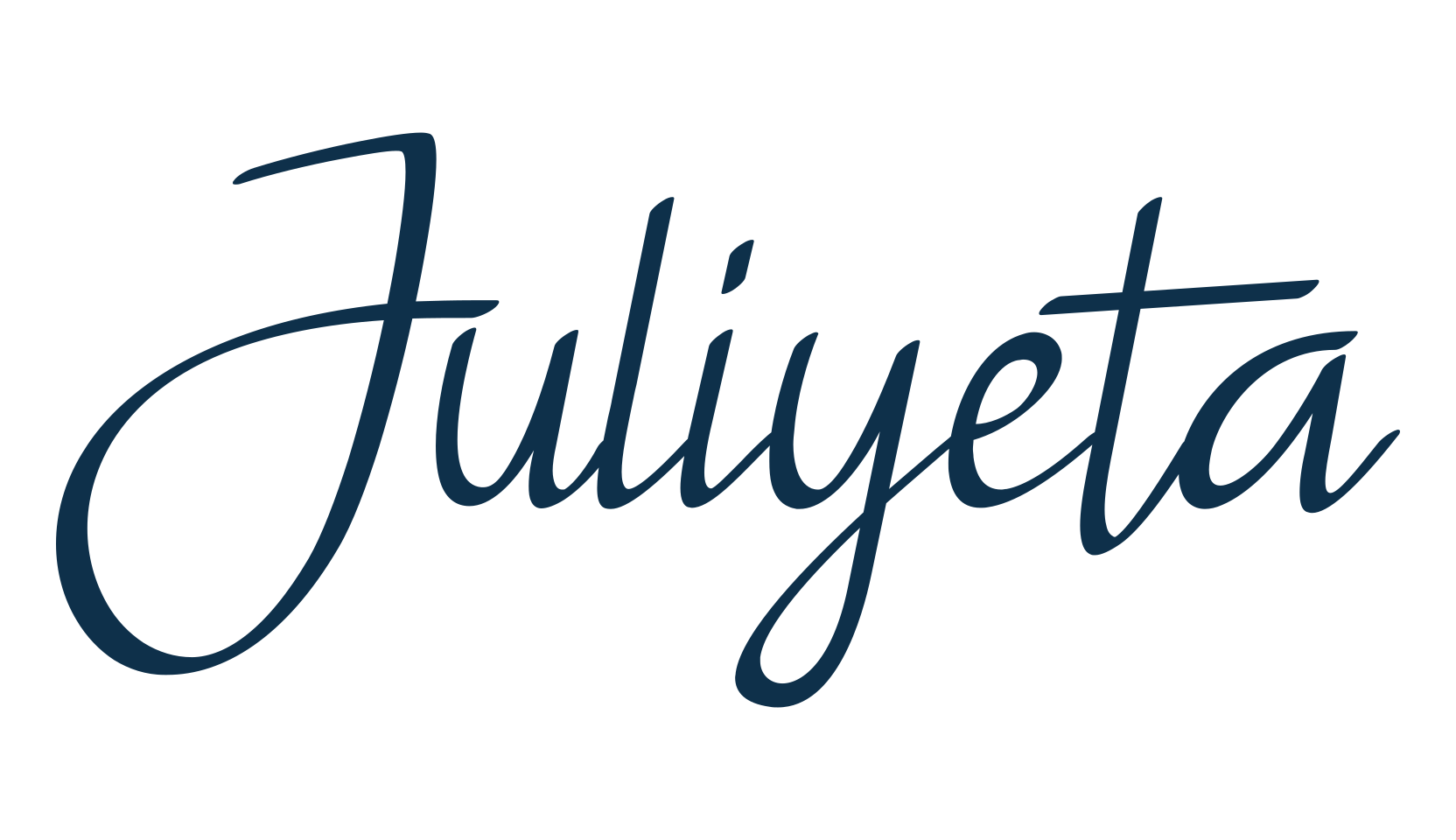 Juliyeta, fancy decorative font preview