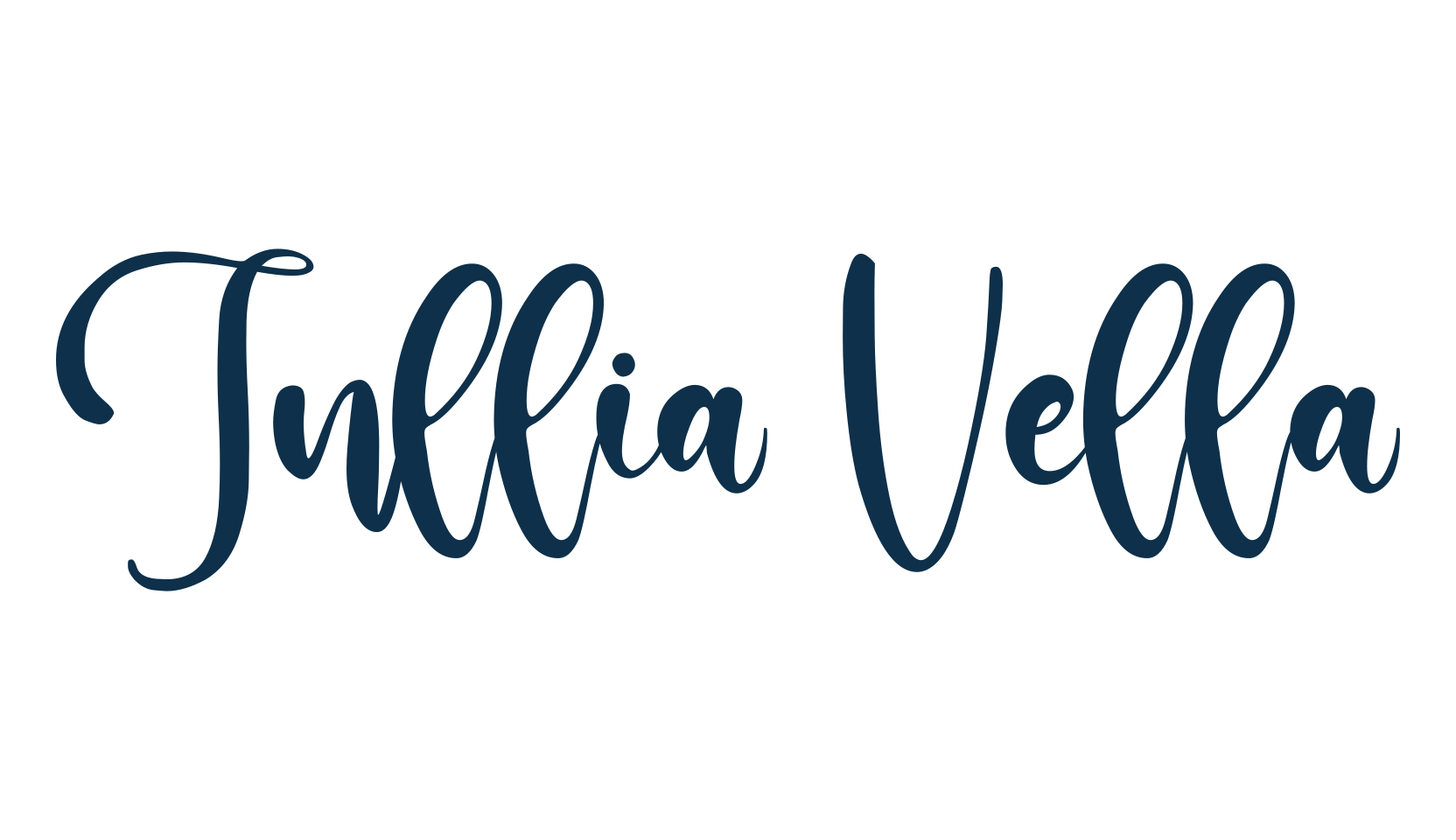 Jullia Vella, calligraphy font preview
