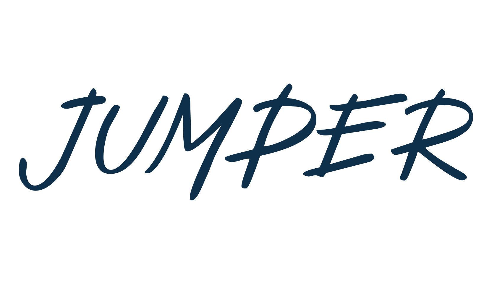 Jumper (jumper-4), script handwritten fancy decorative calligraphy font preview