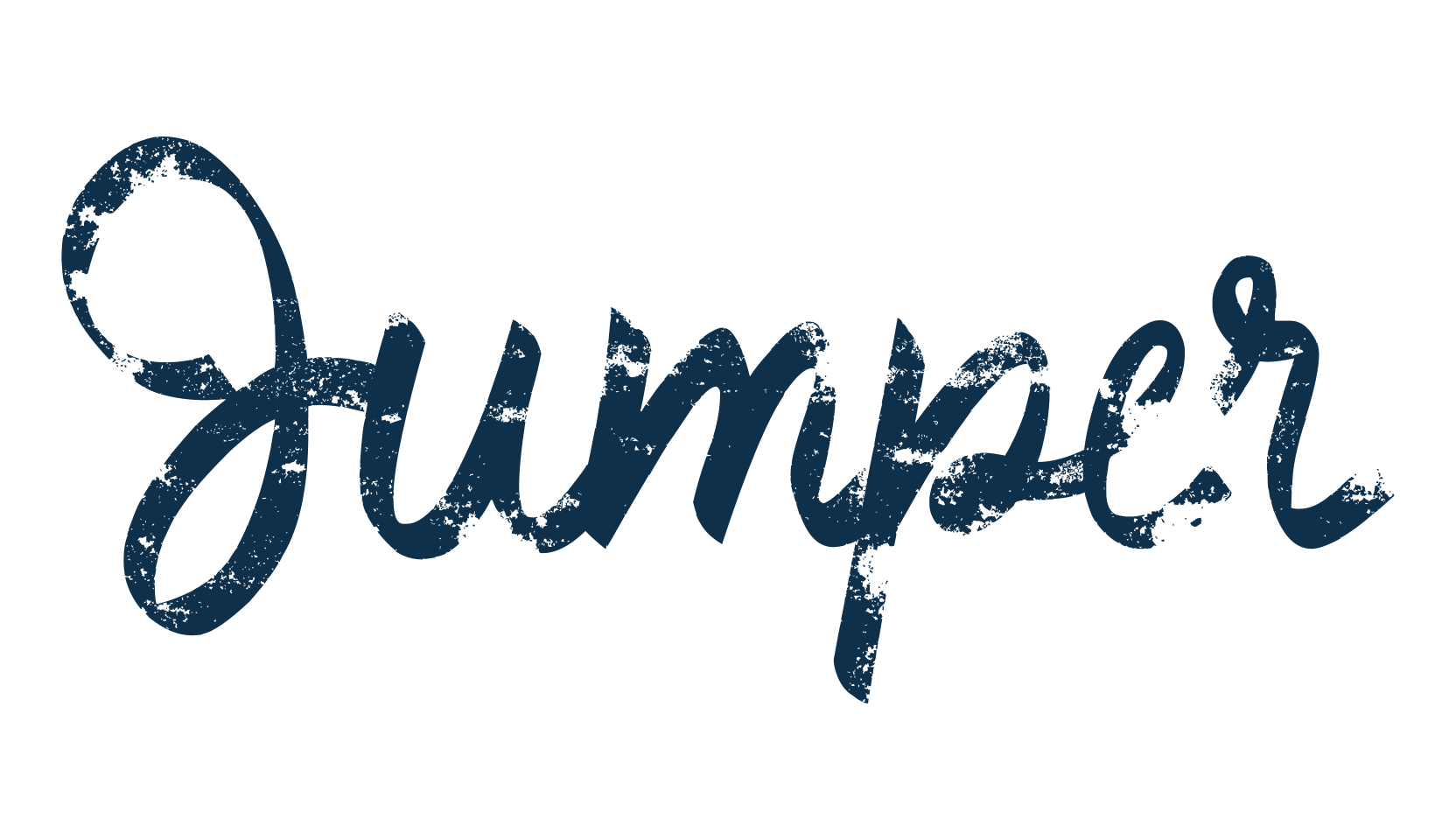 Jumper (jumper), brush font preview