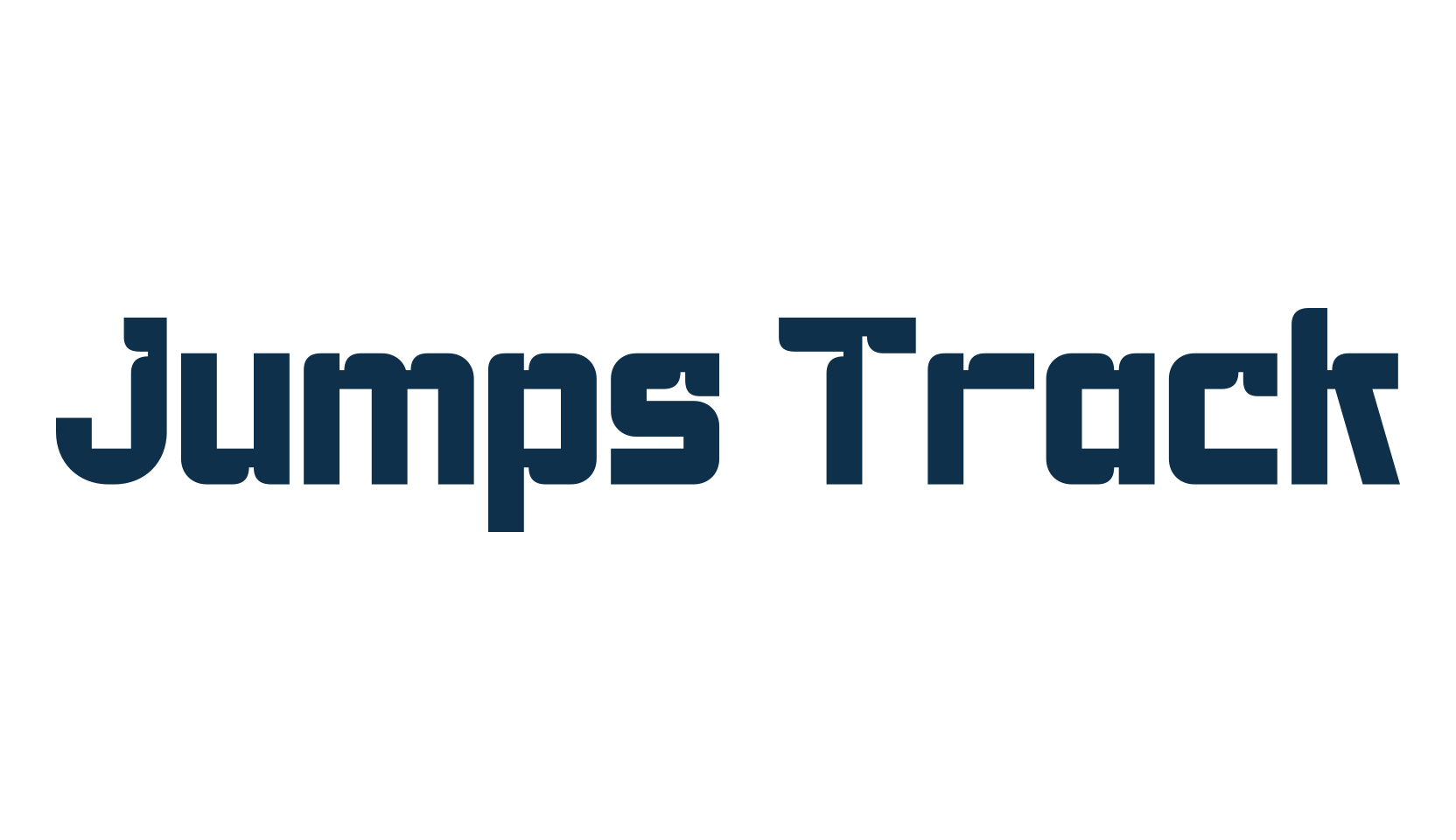 Jumps Track, fancy various techno sci-fi font preview