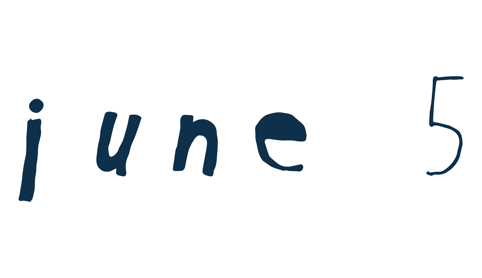 June 5, fancy various decorative script calligraphy font preview