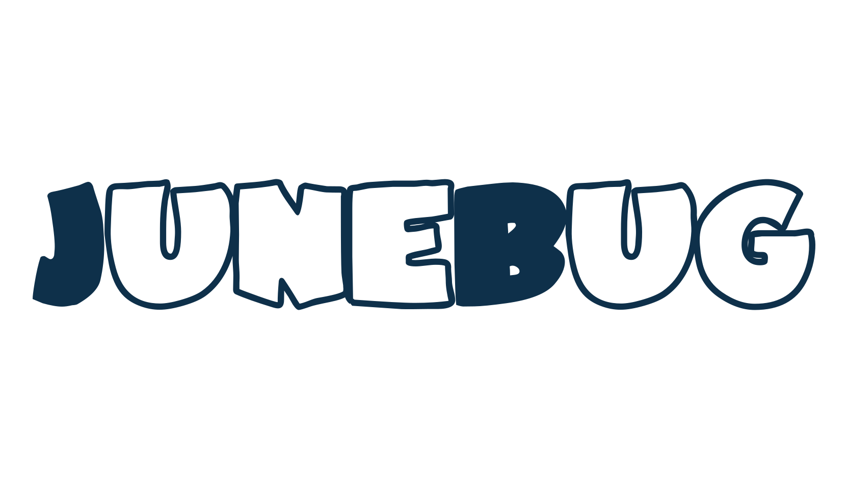 JuneBug, cartoon font preview