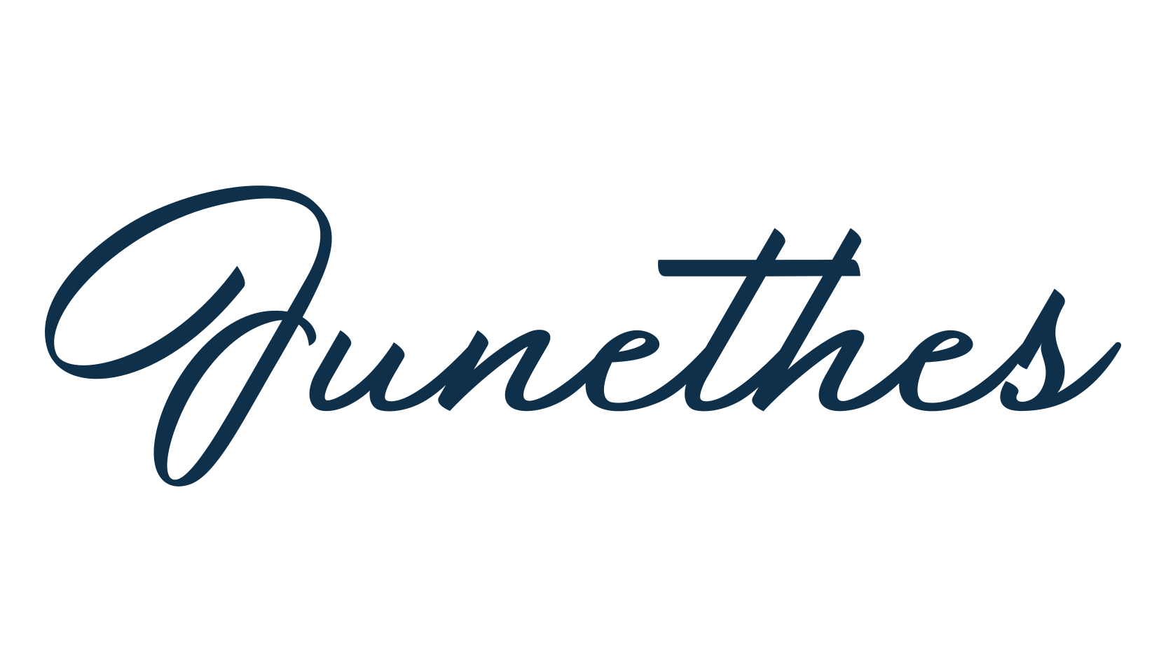 Junethes, handwriting font preview