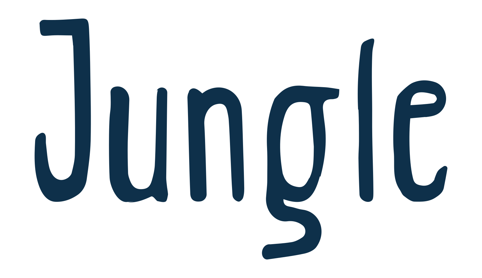 Jungle (jungle-2), various font preview