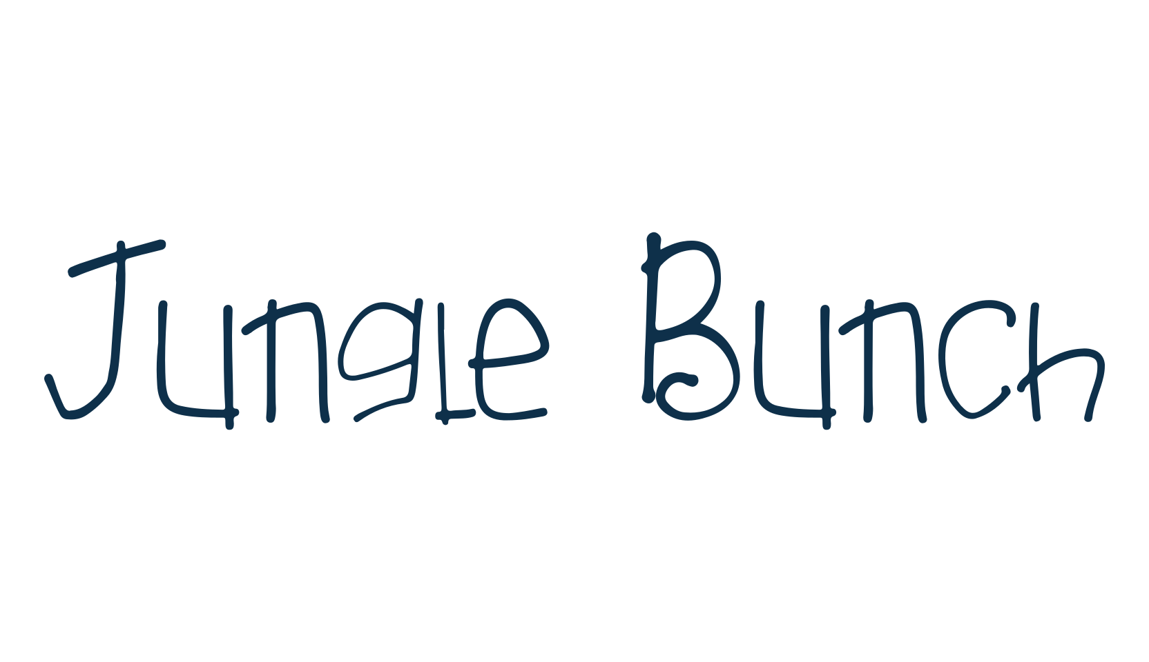 Jungle Bunch, display market font preview