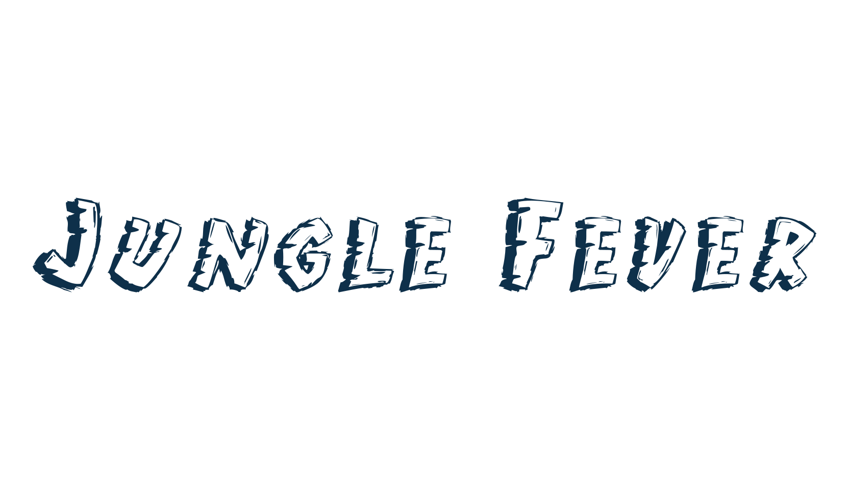 Jungle Fever (jungle-fever), fancy cartoon decorative font preview