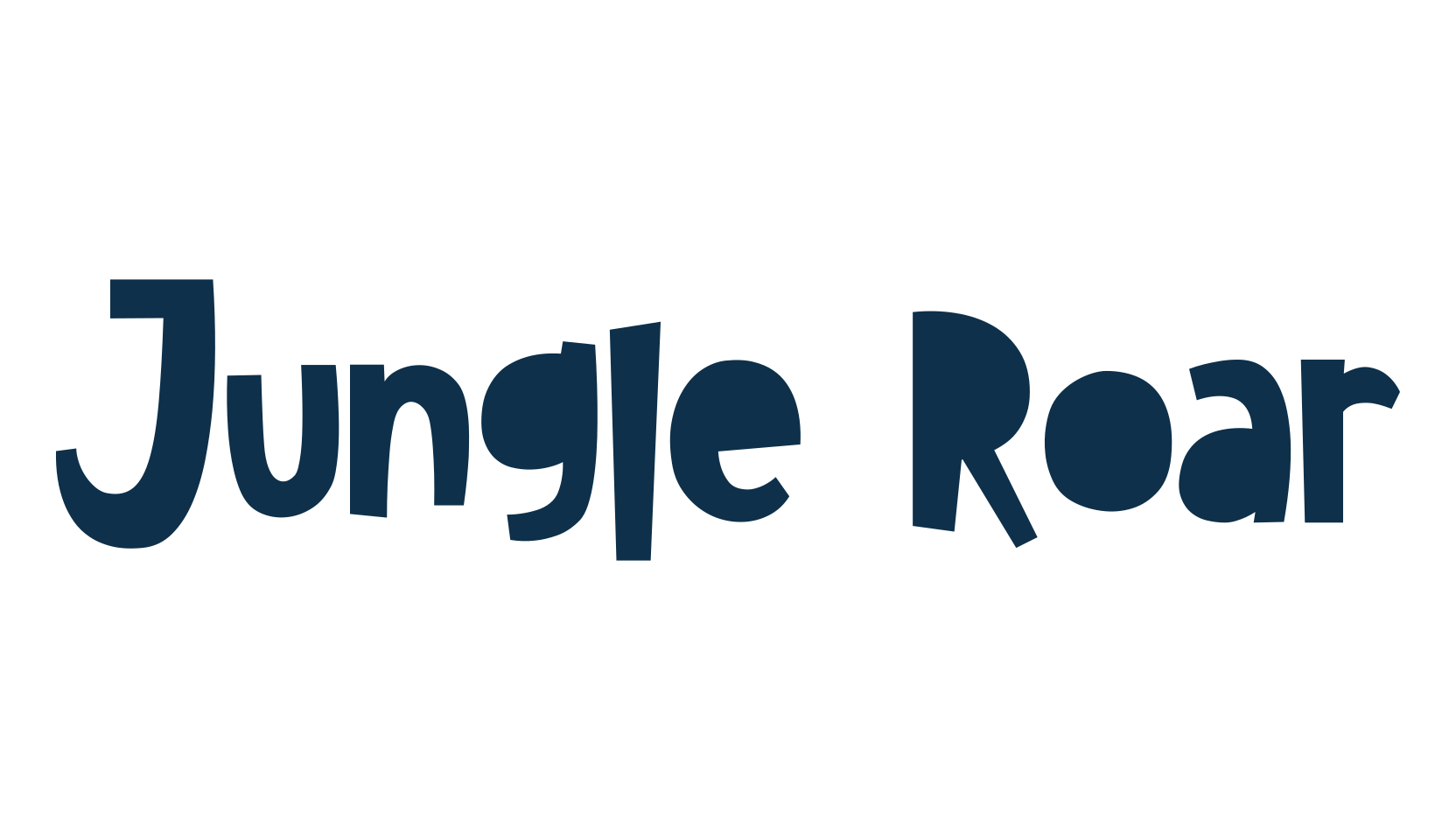 Jungle Roar (jungle-roar-2), fancy cartoon decorative font preview