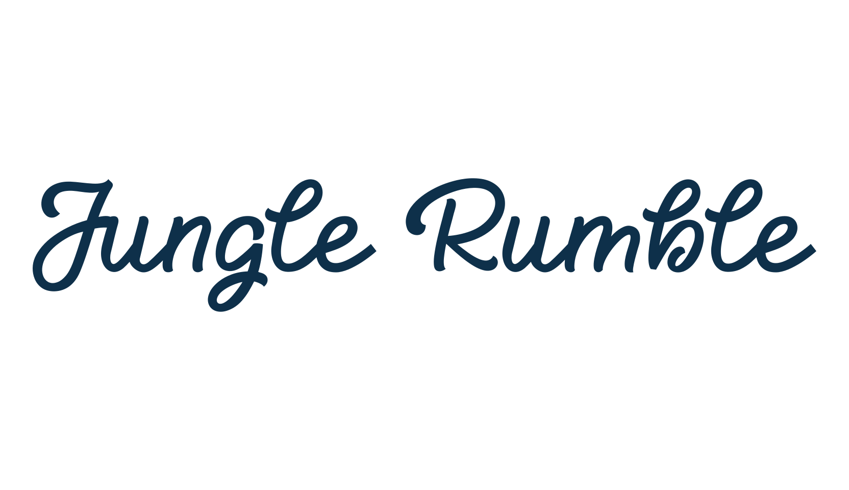 Jungle Rumble, fancy decorative font preview