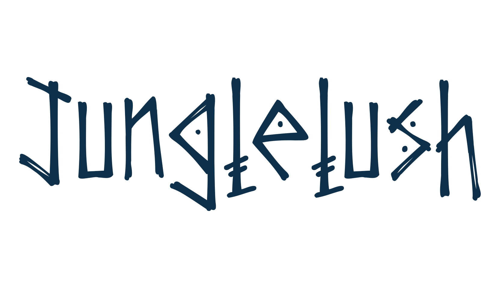 Junglelush, various font preview