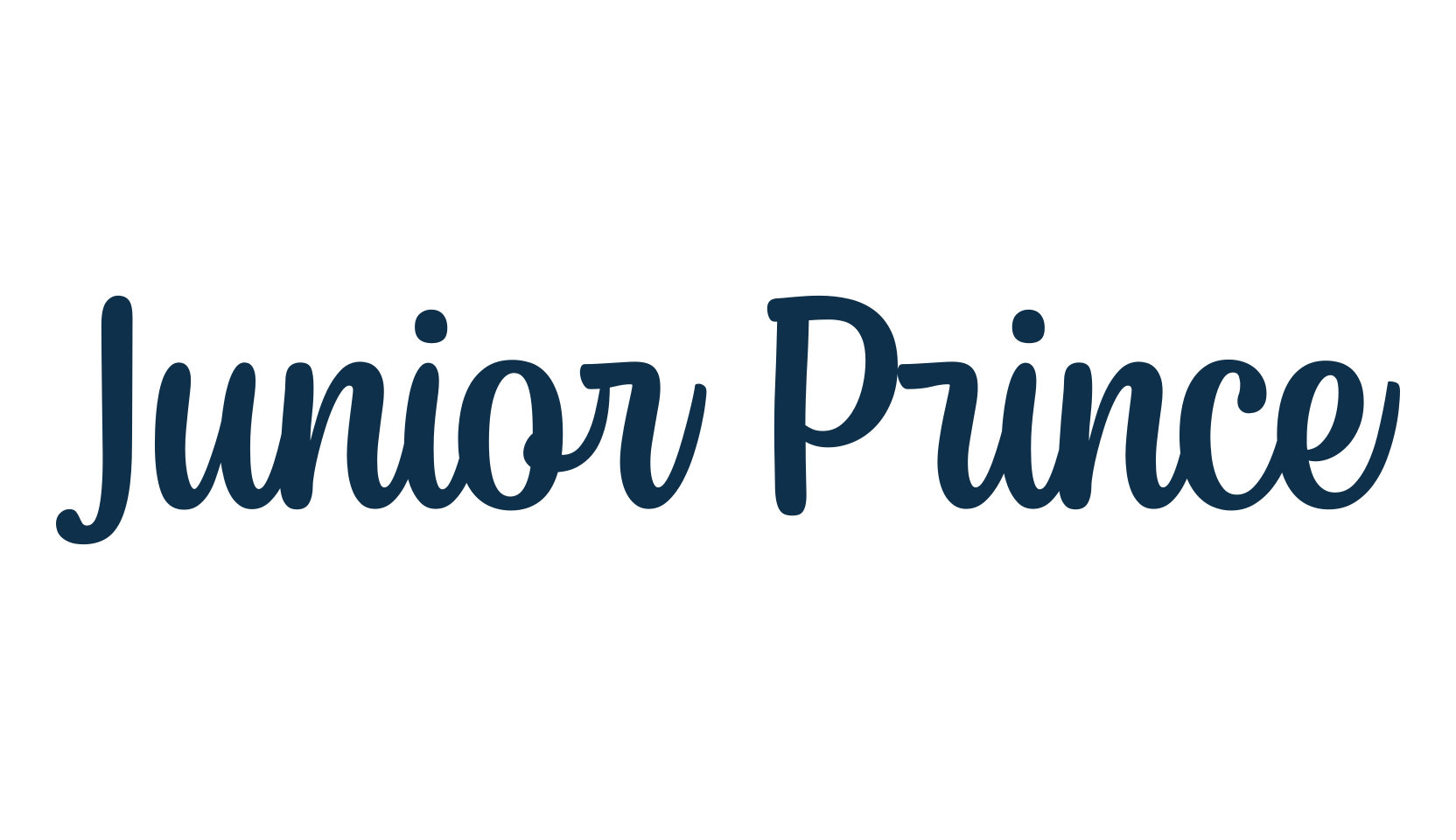 Junior Prince, fancy decorative font preview