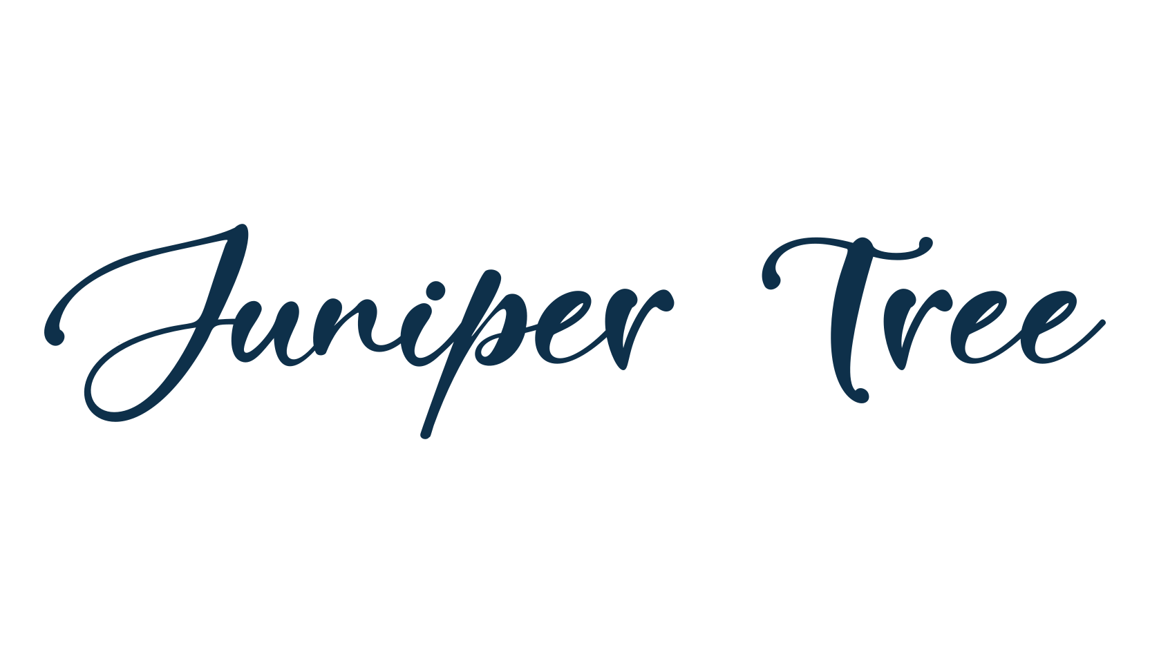 Juniper Tree, fancy various decorative script calligraphy font preview