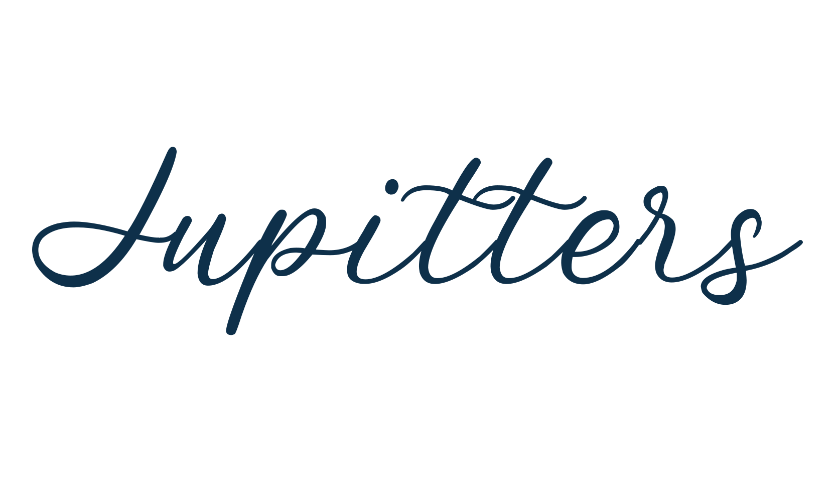 Jupitters, script calligraphy fancy decorative font preview