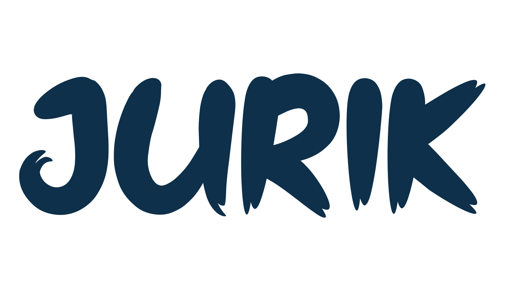 Jurik, script brush fancy decorative calligraphy font preview